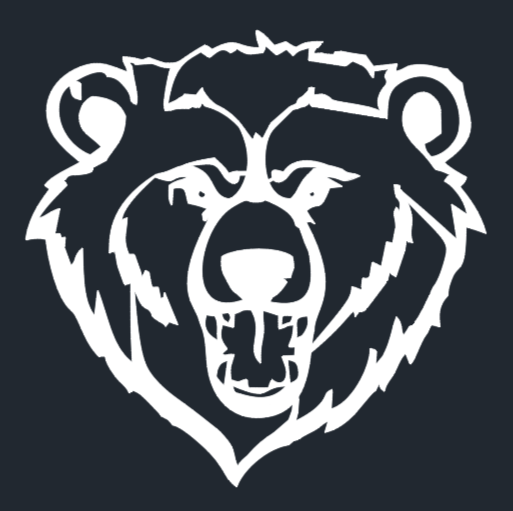 Чертеж Панно голова медведя