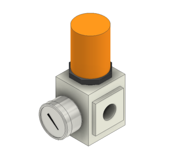 3D модель Регулятор вакуума EAVR3000-04