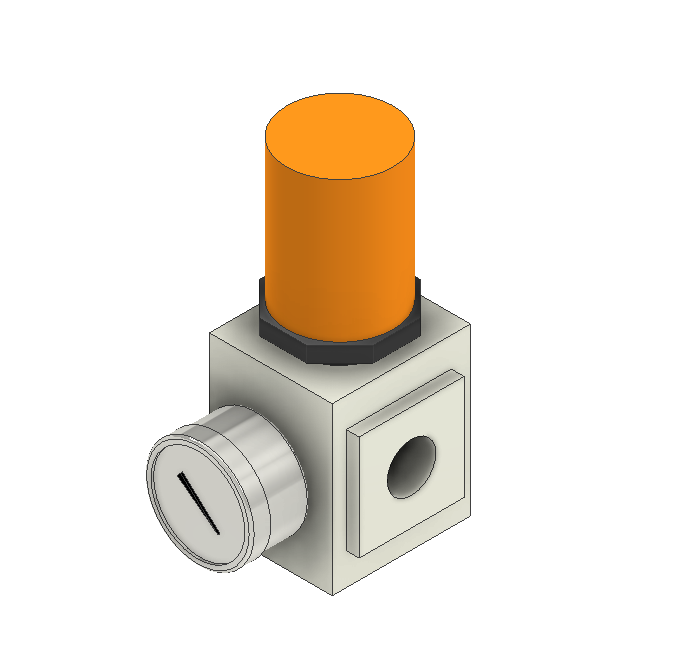 3D модель Регулятор вакуума EAVR3000-04