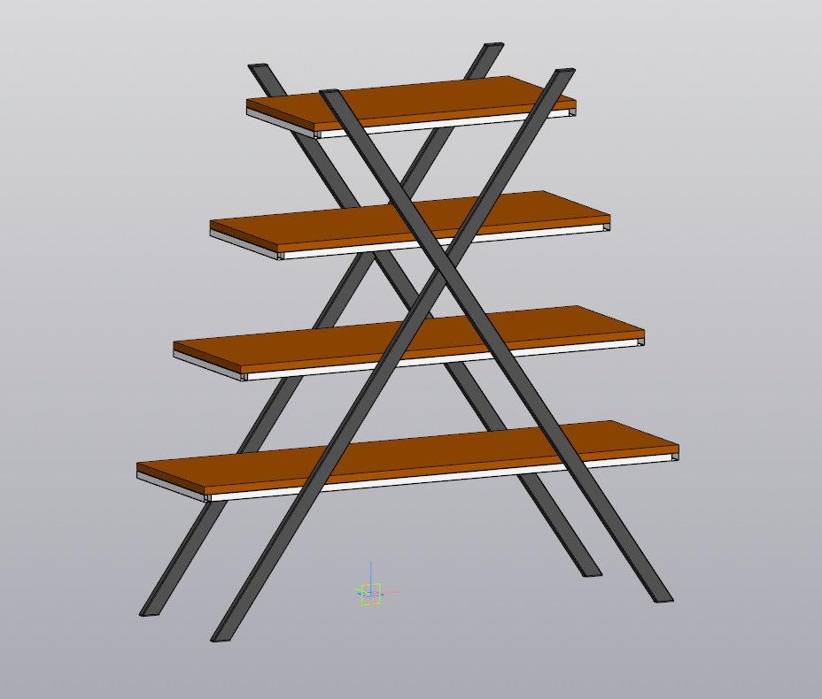 3D модель Полка [Х] в стиле LOFT