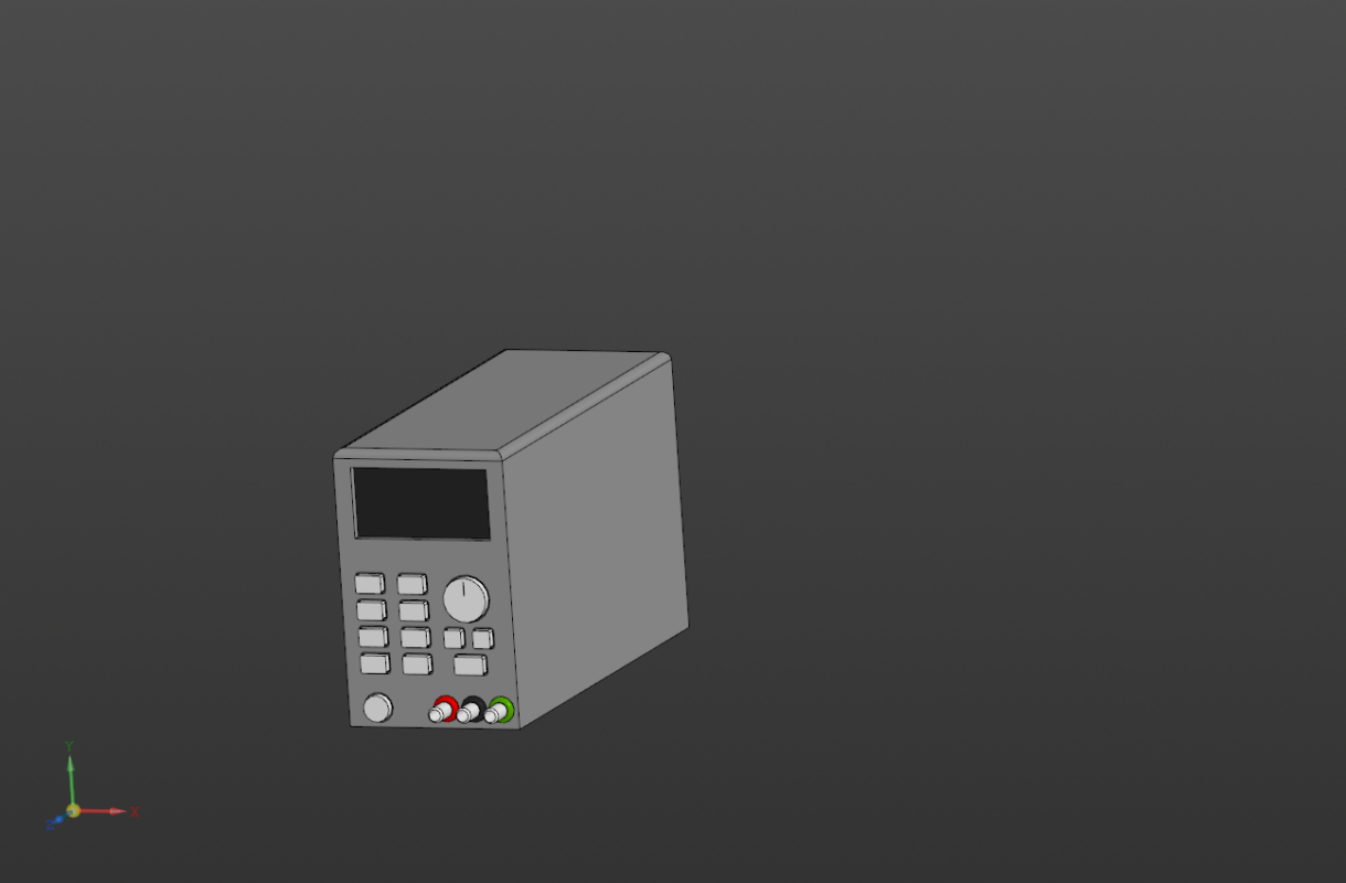 3D модель Лабораторный блок питания