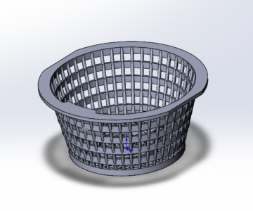 3D модель Фильтр скиммера для бассейна