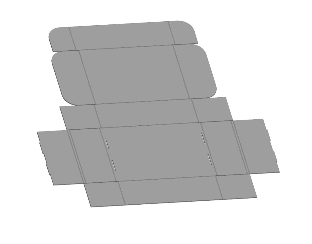 3D модель Параметрическая модель упаковки транспортировочной