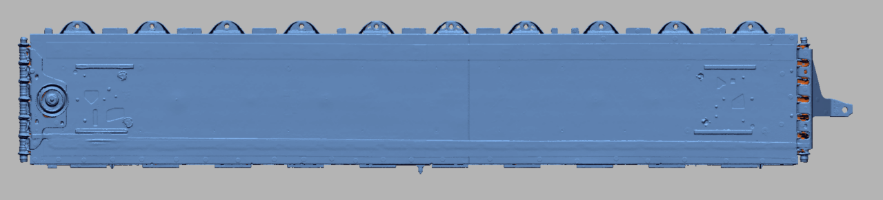 3D модель Tesla Model 3 Блок АКБ 23 секции. Габаритный скан (не обработанный)