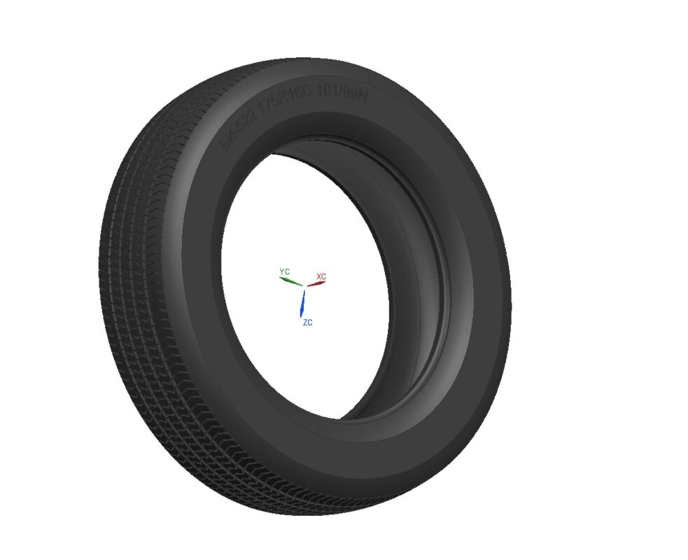 3D модель Шина (БИ-522) 175R16С