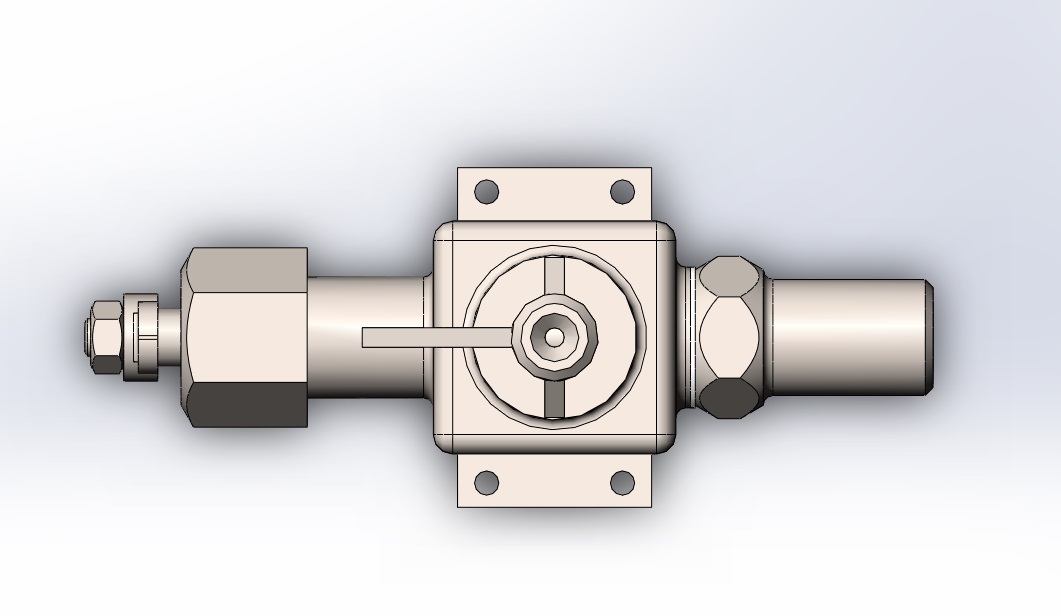 3D модель Модель крана углового КУ00.10.000