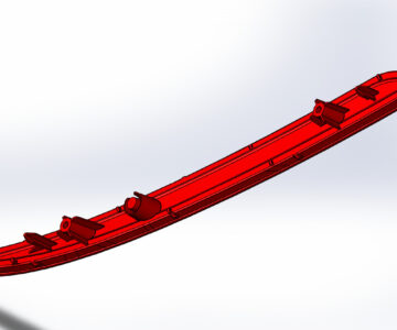 3D модель 6044060700 отражатель задний левый Geely Coolray (BelGee X50)