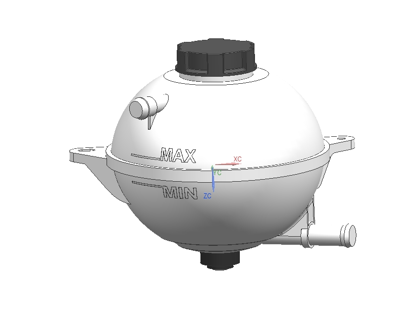 3D модель Расширительный бачок Geely Coolray (BelGee X50) 6600007990