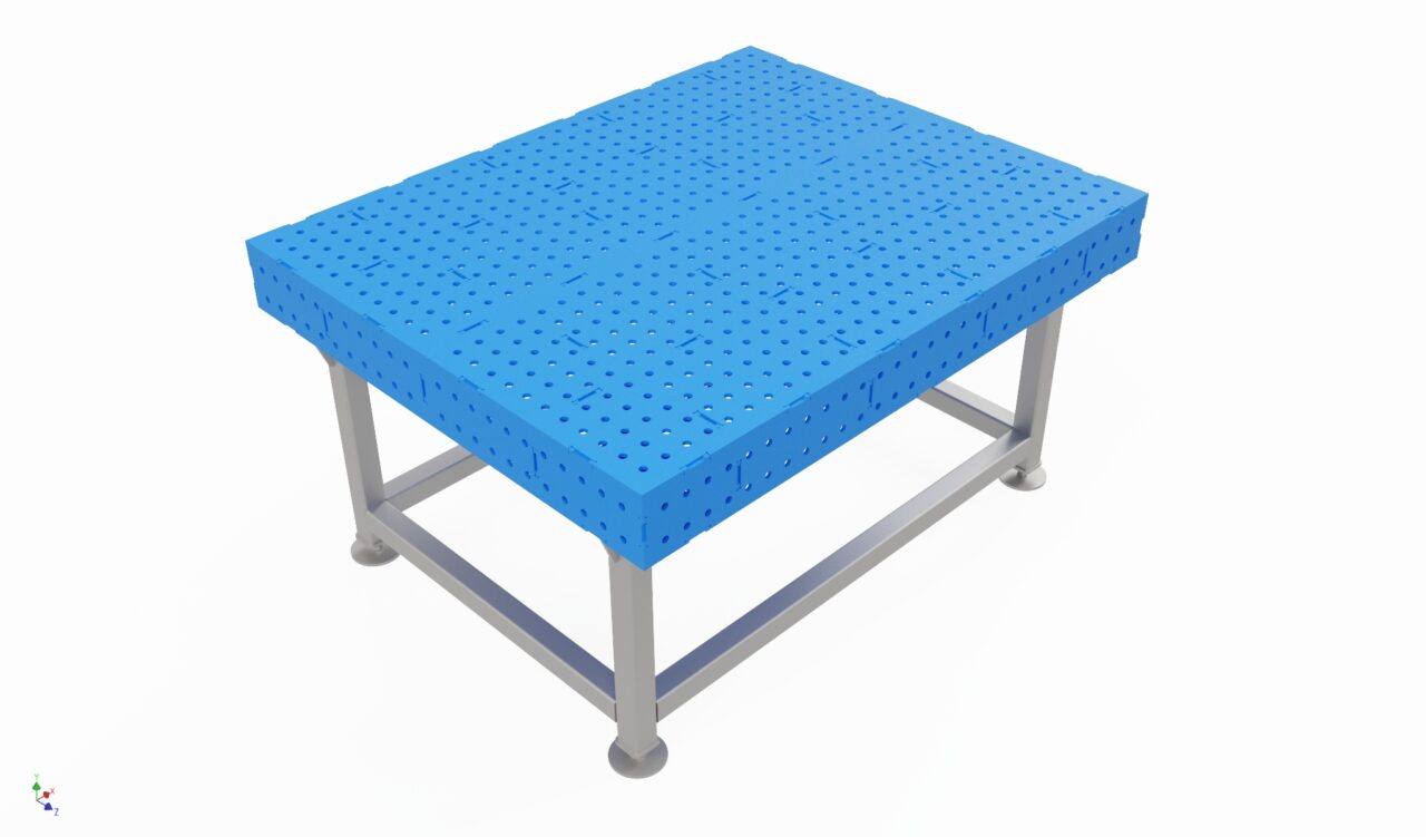3D модель Сварочный стол (разборный)— 1500×1200×800