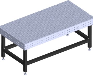 3D модель Сварочный стол в сборе 1000х2000