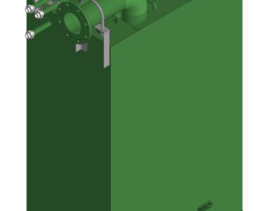 3D модель Бак охладитель V=1,23 м3