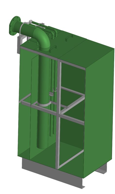 3D модель Бак охладитель V=1,23 м3