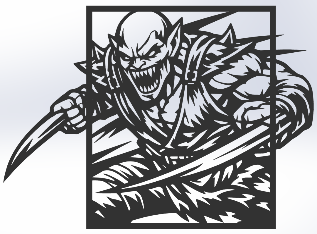 3D модель Пано Mortal Kombat Baraka