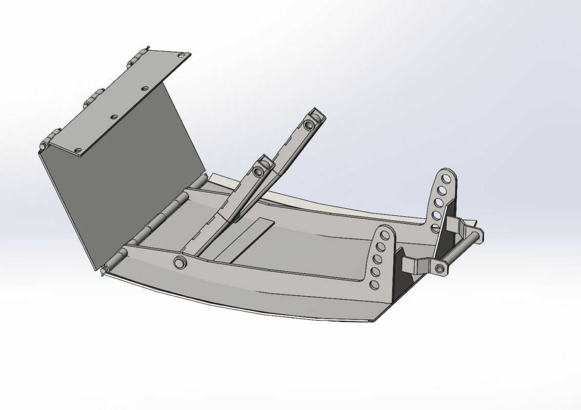 Чертеж Башмак жатки копирующий ЖЗК Гомсельмаш КЗР 1516300