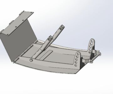 Чертеж Башмак жатки копирующий ЖЗК Гомсельмаш КЗР 1516300