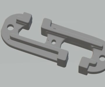 Чертеж Крючок (зажим кабеля) для вилка-розетка