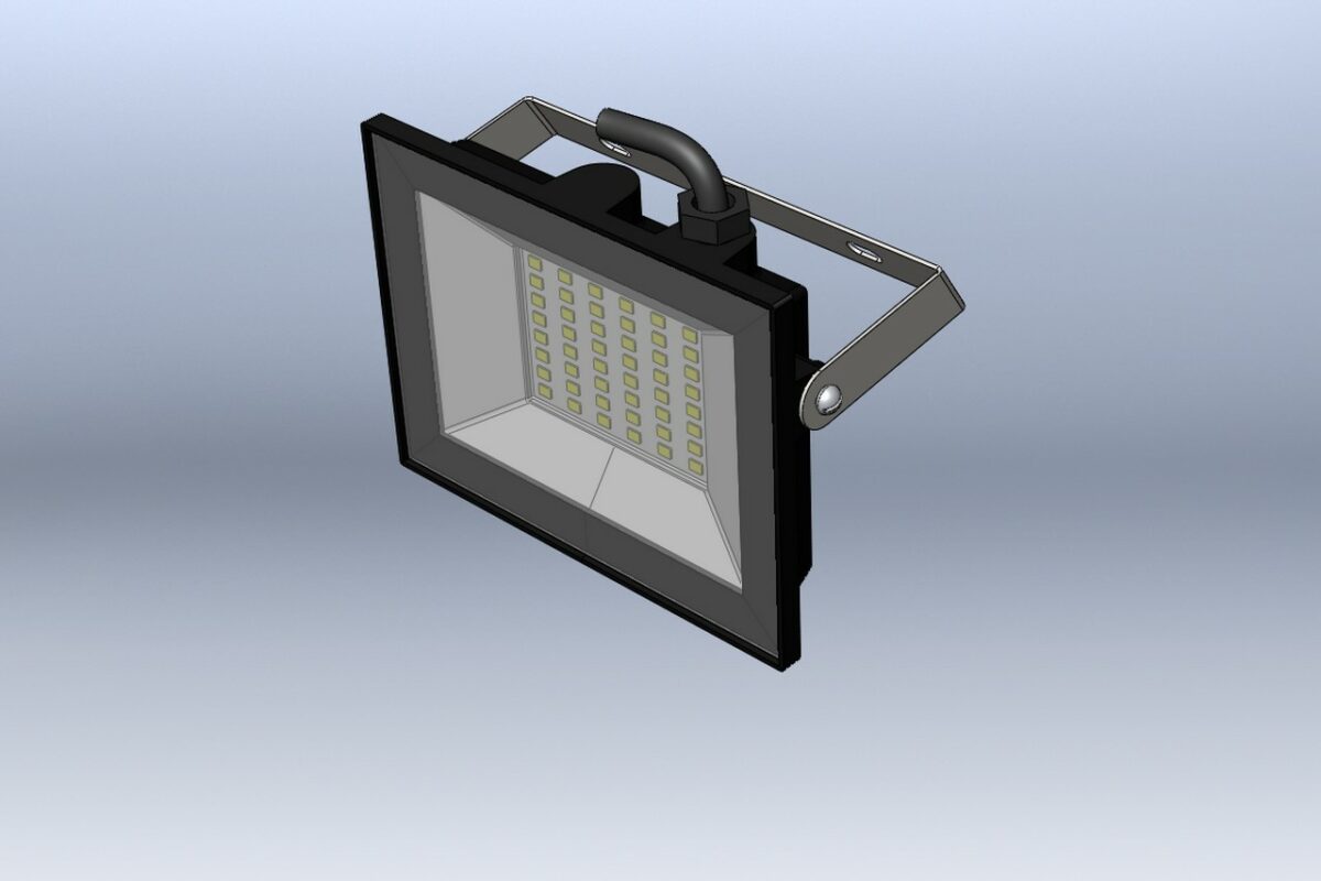 3D модель Прожектор светодиодный СДО-7 50Вт 6500К IP65