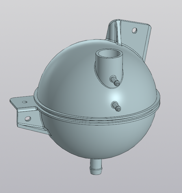 3D модель Бачок расширительный ГАЗель Next, ГАЗон Next (ОАО ГАЗ) А21R22-1311010