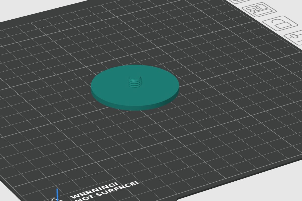 3D модель Диск-подошва для Машинка полировальная мини HR 81ML/LUX угловая, RUPES