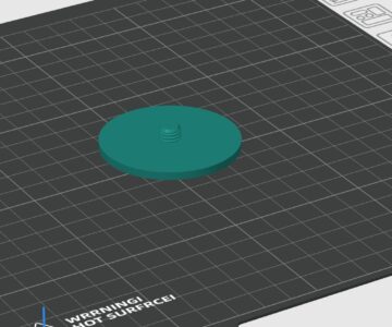 3D модель Диск-подошва для Машинка полировальная мини HR 81ML/LUX угловая, RUPES