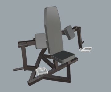 3D модель Тренажер для сгибания бицепса