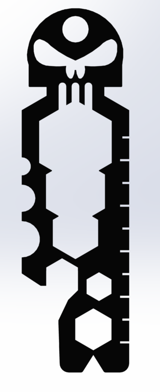 3D модель Брелок-мультитул