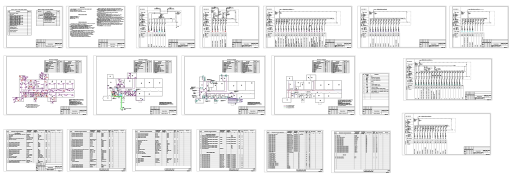 Чертеж Рабочая документация по электроснабжению здания "Убойно-санитарного пункта"