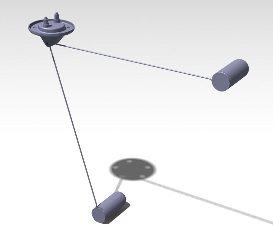 3D модель Датчик уровня топлива ГАЗ 3307