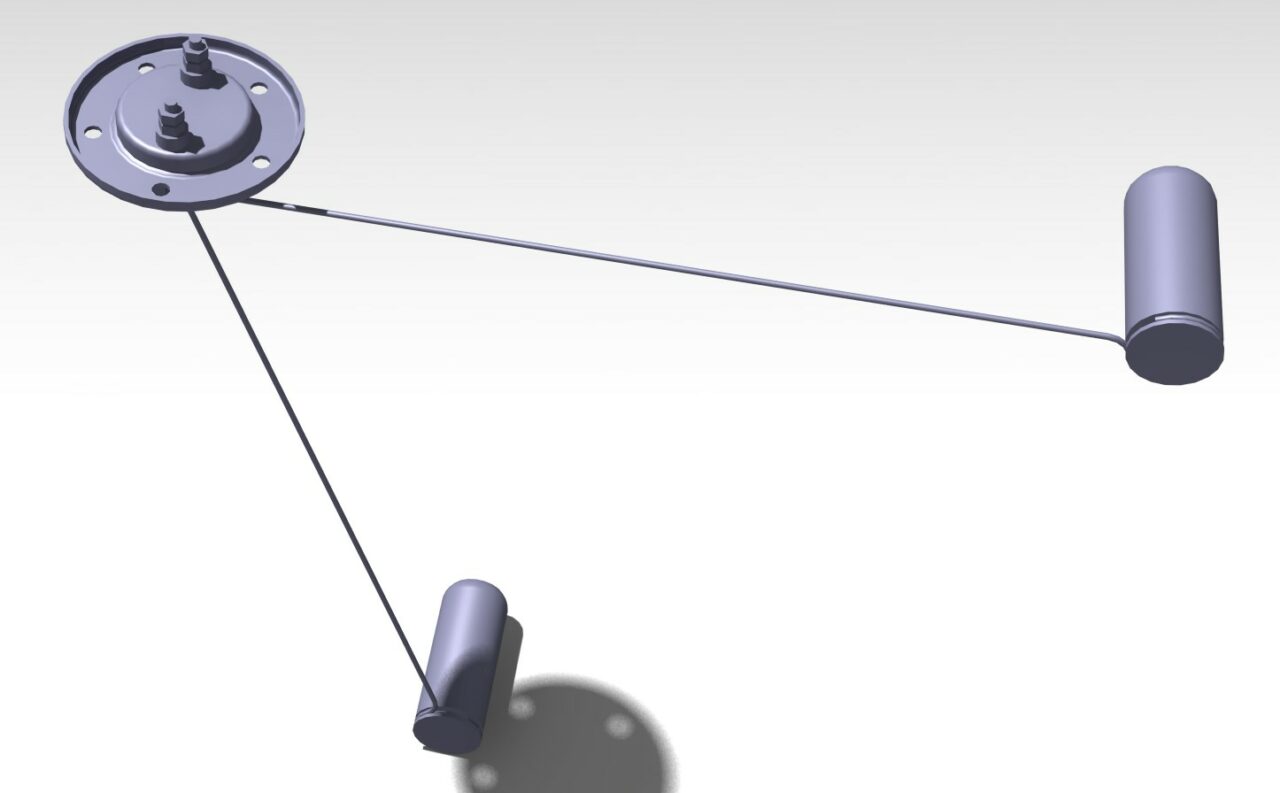 3D модель Датчик уровня топлива ГАЗ 3307