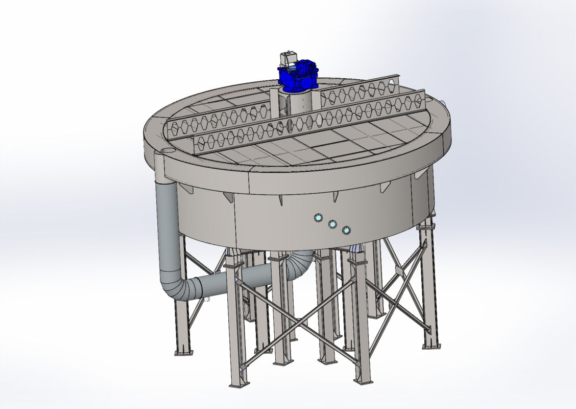 3D модель Отстойник-декантатор