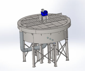 3D модель Отстойник-декантатор