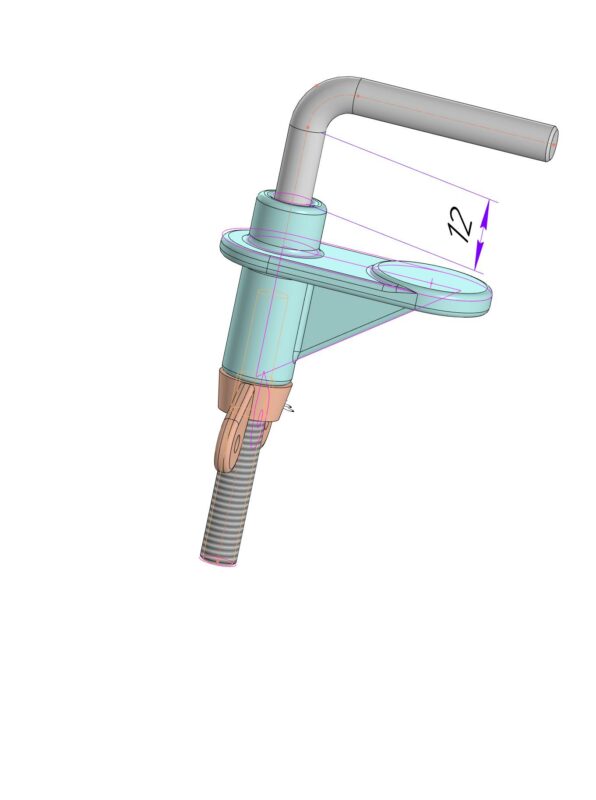 3D модель Держатель ОМТ-02.001