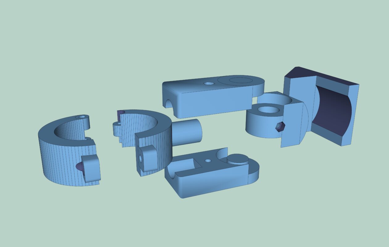 3D модель Держатель для дремеля 3 степени свободы