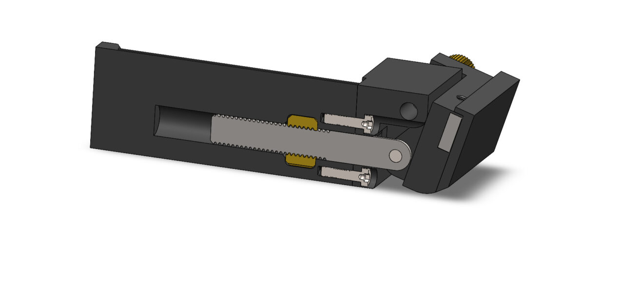 3D модель Универсальная державка для заточки ножей и ножниц роликовой точилкой.