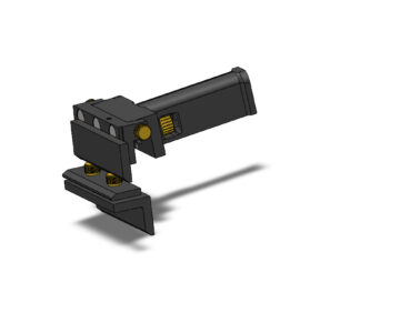 3D модель Универсальная державка для заточки ножей и ножниц роликовой точилкой.