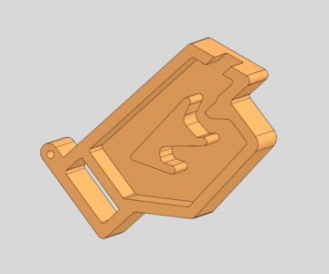 3D модель Деталь для шиномонтажного станка спусковой механизм 100136 Sicam BL512/AL520/AL526