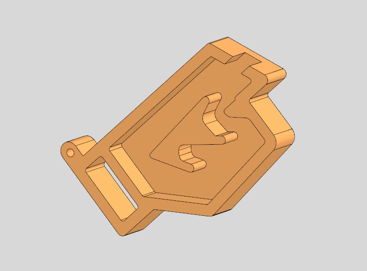 3D модель Деталь для шиномонтажного станка спусковой механизм 100136 Sicam BL512/AL520/AL526