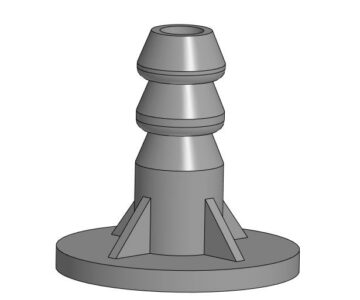Чертеж Штуцер лодочного подвесного мотора Yamaha 40-50