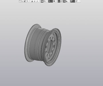 3D модель Диск камаз вездеход