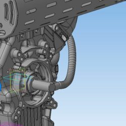 3D модель Zongshen 2V80 двухцилиндровый
