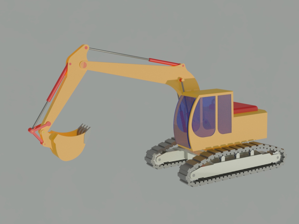 3D модель Экскаватор Hyundai R180NLC-9S