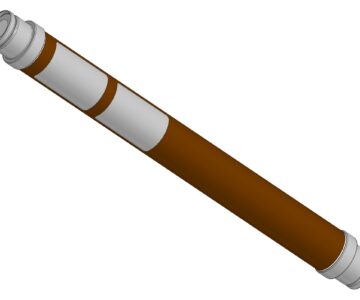 3D модель Предохранитель 36 кВ F-MV (F-MV Fuse 36 kV)