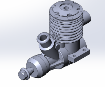 3D модель Микродвигатель Fora 4.2