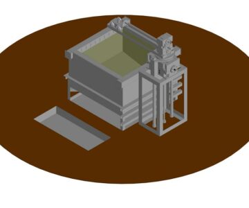 3D модель Модель участка медно-фторопластового покрытия