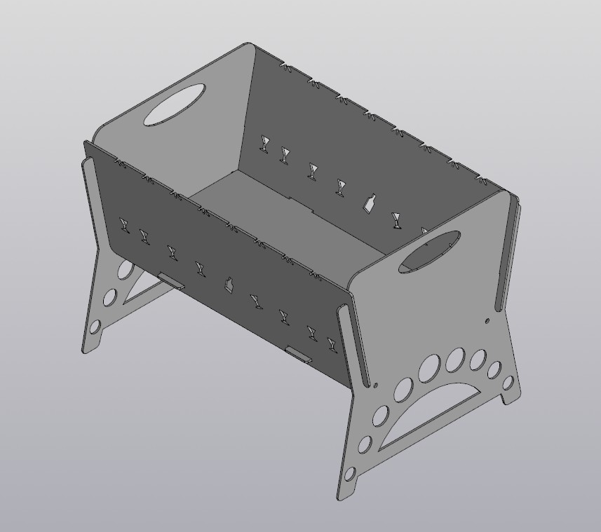 3D модель Мангал Коктейль