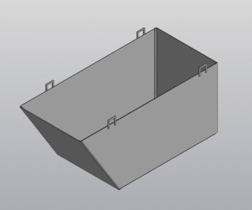 3D модель Ящик для окалин (Контейнер для мусора)