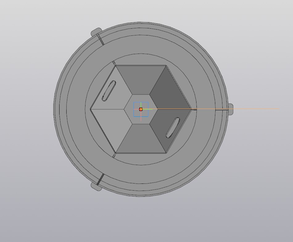 3D модель Костровая чаша Очаг (Круги)