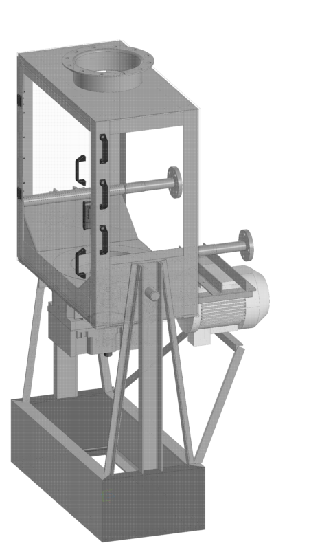 3D модель Модель шкафа пескоструйной обработки