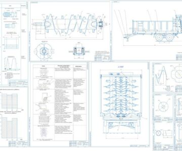 Чертеж Техническое обеспечение внесения органических удобрений в ПСУ «Руденское» строительное КУП «Минскмерострой» Пуховичского района с модернизацией машины МТУ-18