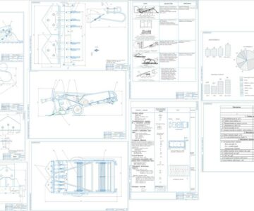 Чертеж Техническое обеспечение уборки картофеля ОАО «Нестановичи-Агро» Логойского района с модернизацией копателя КТН-2В